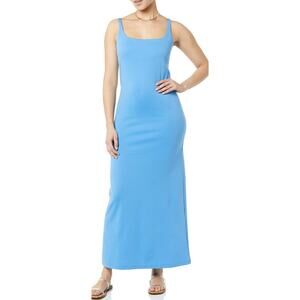 NWT Women’s XXL TEREA Bodycon Dress Blue Slip Plus Spring Layering Minimalist